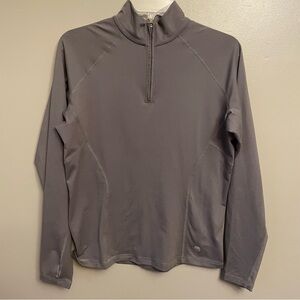 Mountain Hardwear Long Sleeve 1/4 Zip Baselayer gray